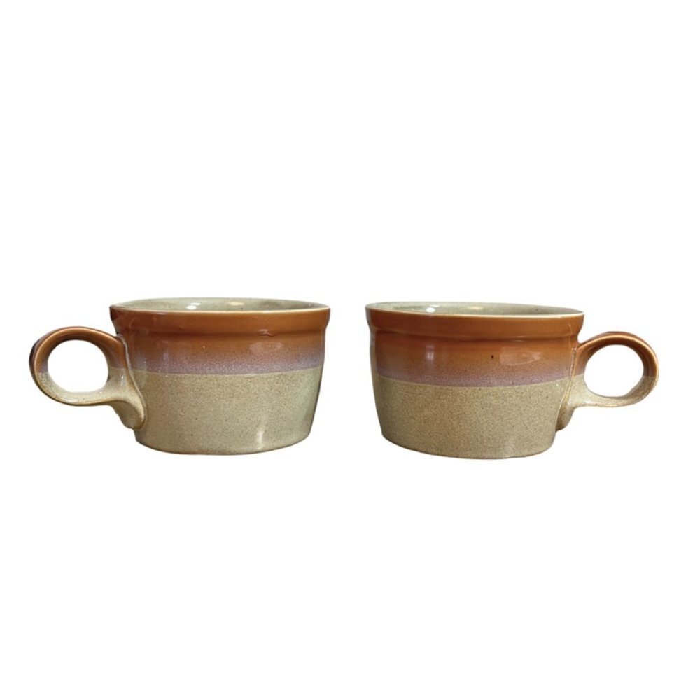 Vintage Mikasa Potters Art Mugs Ben‎ Seibel Country Cabin PF850